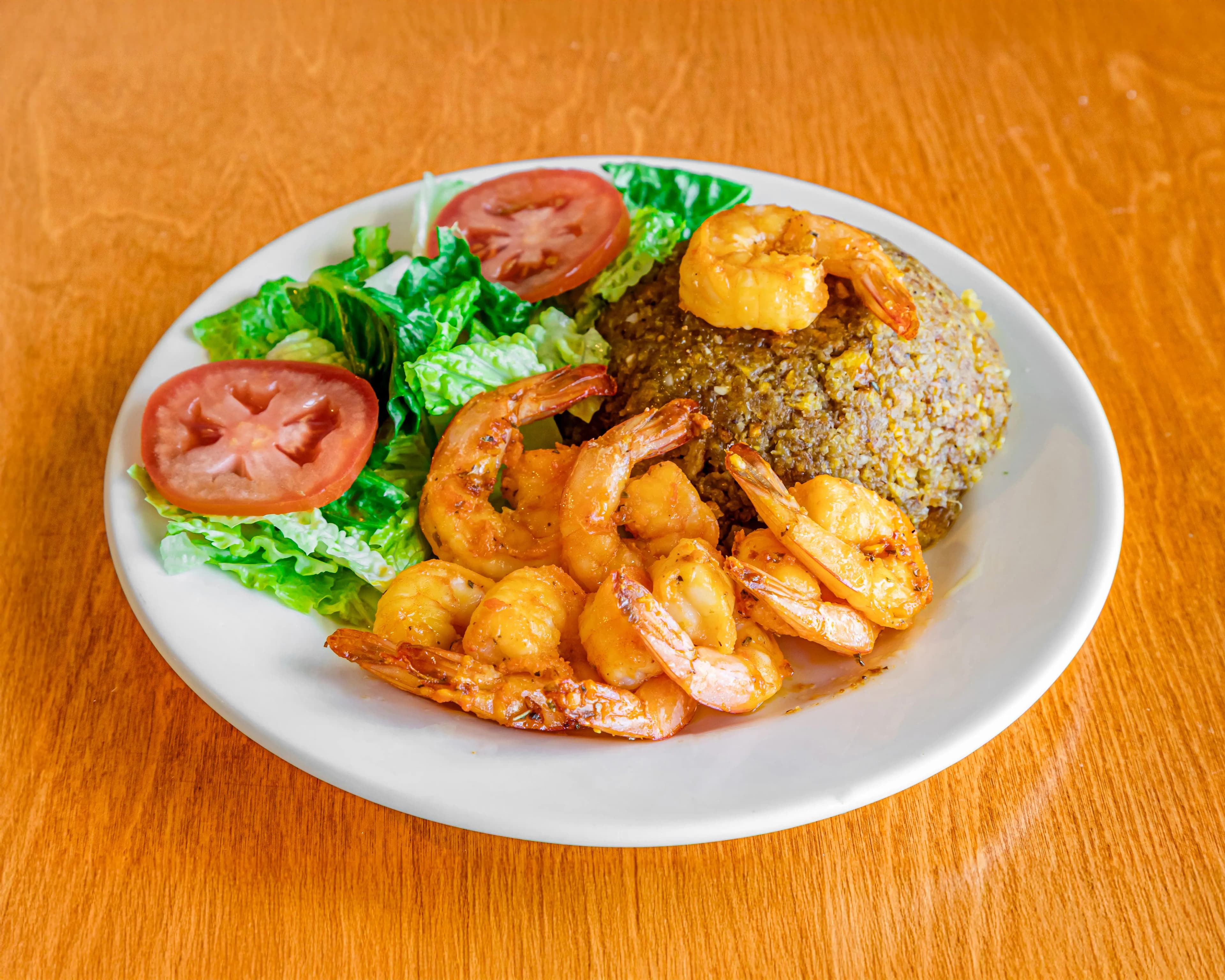 Mofongo w/ Garlic Shrimp Criollo